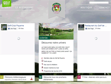 Tablet Screenshot of golfpayerne.ch